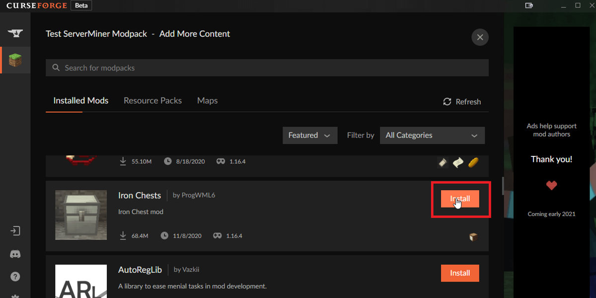 How to Install Mods & Modpacks using Curseforge (Full Tutorial) 