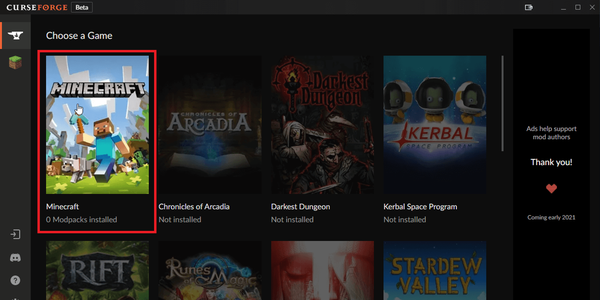 How To Download & Install CurseForge for Minecraft Mods & Modpacks 