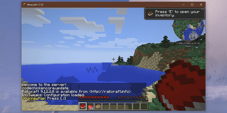 You can now connect to your FTB server