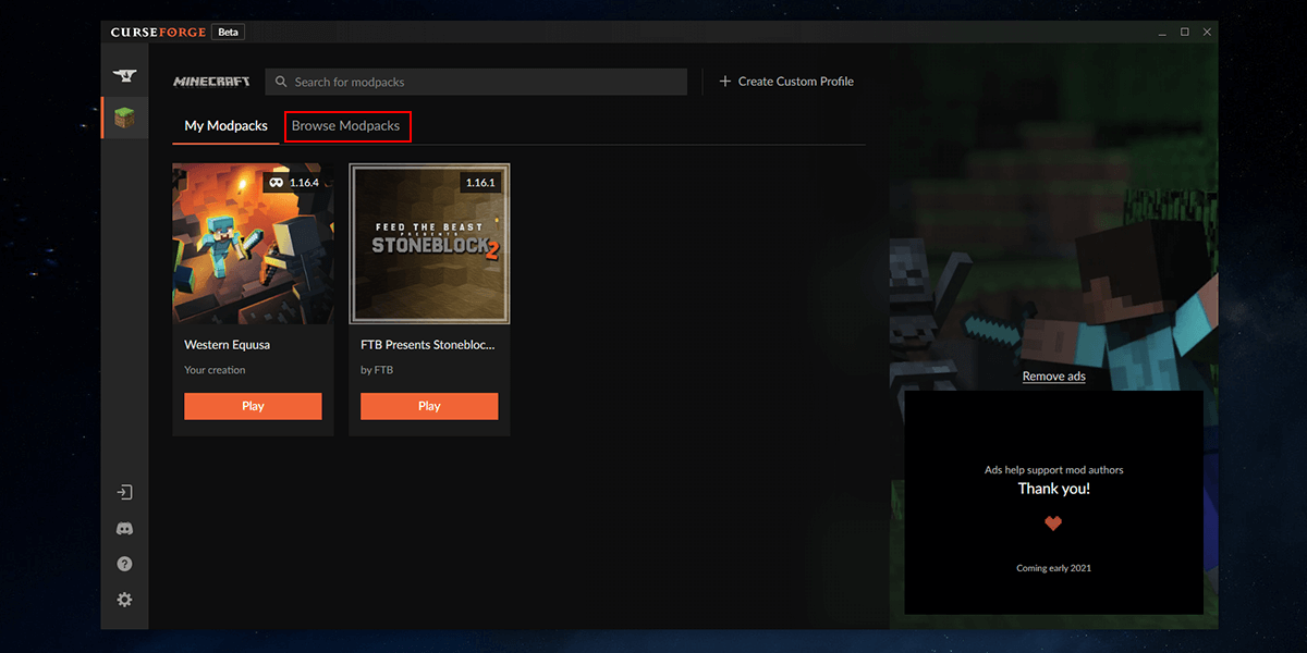 curse minecraft wont launcher