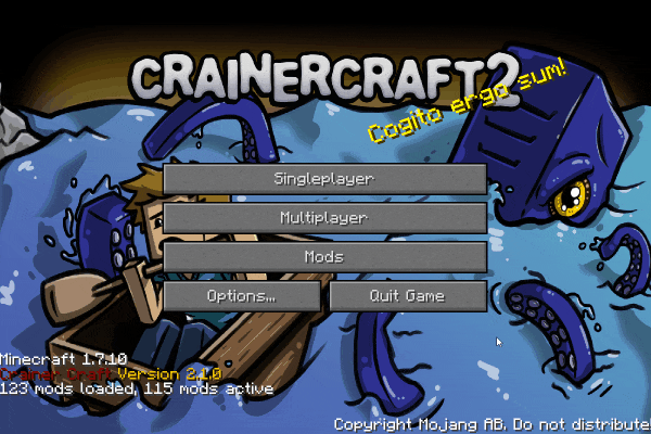 Playing on Crainer Craft 1.7.10 server