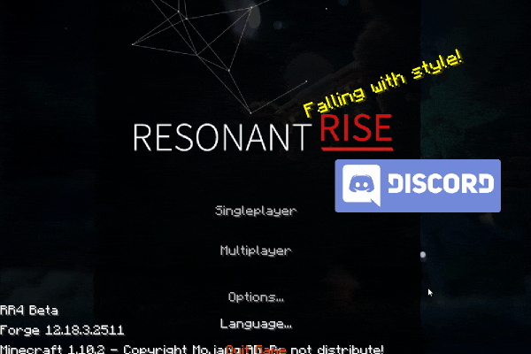 Playing on Resonant Rise 1.10.2 server