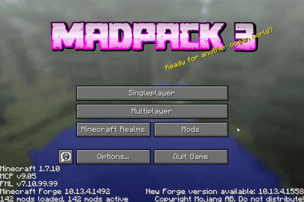 Playing on The MadPack 3 server