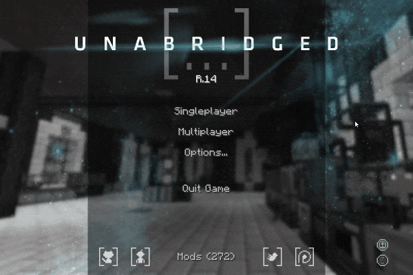 Playing on Unabridged 1.7.10 server