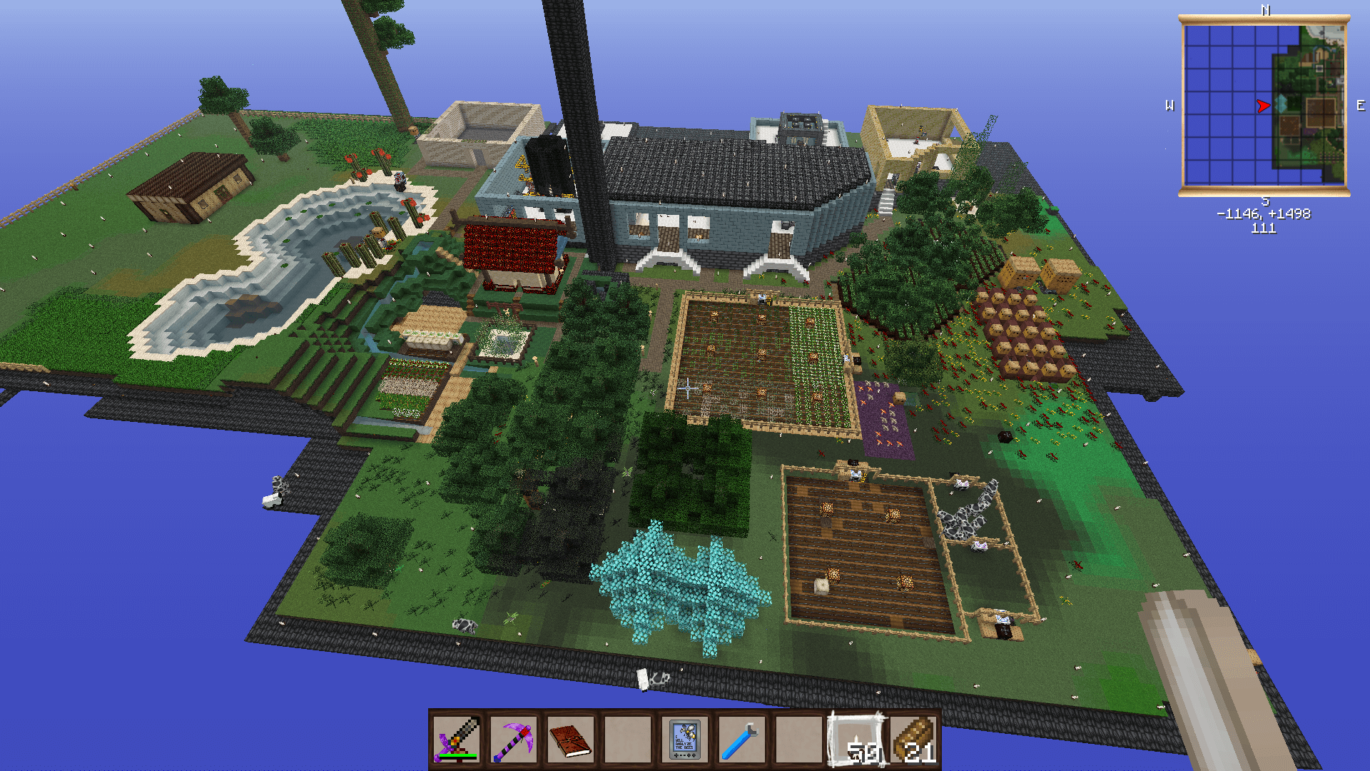 minecraft ftb agrarian skies server