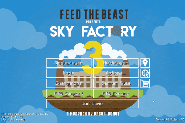 Playing on Skyfactory 3 server