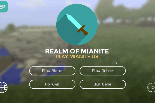 Playing on Realm of Mianite server